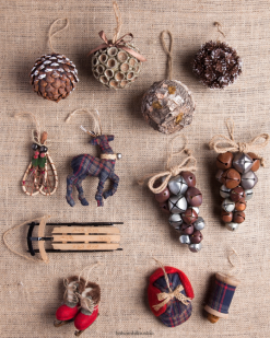 Balsam Hill Bauernhaus-Weihnachtsschmuck-Set ZHVJF212 Dekoration