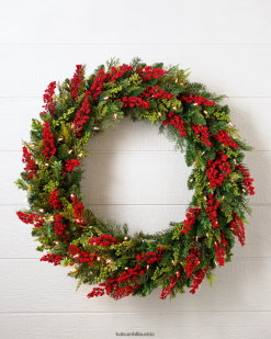 Balsam Hill Beerenplatzendes Laub im Freien ZHVJF90 Dekoration