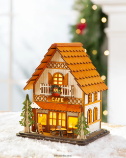 Balsam Hill beleuchtete fröhliche alte Weihnachtsstadt ZHVJF232 Dekoration