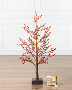 Balsam Hill beleuchteter gezuckerter Beerenbaum ZHVJF211 Dekoration