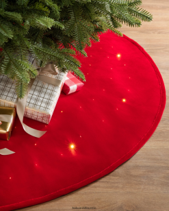 Balsam Hill beleuchteter Sternenlicht-Baumrock ZHVJF373 Dekoration