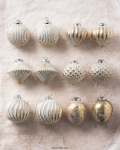 Balsam Hill Französisches Country-Ornament-Set ZHVJF235 Dekoration