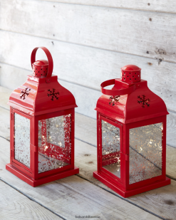 Balsam Hill im Freien beleuchtete Feiertagslaternen ZHVJF115 Dekoration