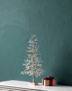 Balsam Hill Kristall- und Perlen-Champagnerbaum ZHVJF198 Dekoration