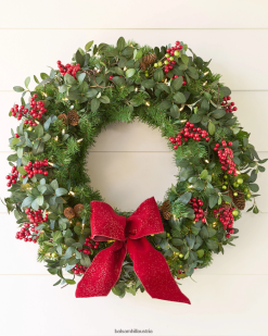 Balsam Hill Lorbeer mit gemischtem Beerenlaub ZHVJF130 Dekoration