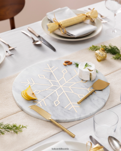 Balsam Hill Serviergeschirr aus Dolce-Marmor ZHVJF407 Geschenk