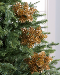 Balsam Hill Tannenzapfen-Pick-Set ZHVJF363 Dekoration